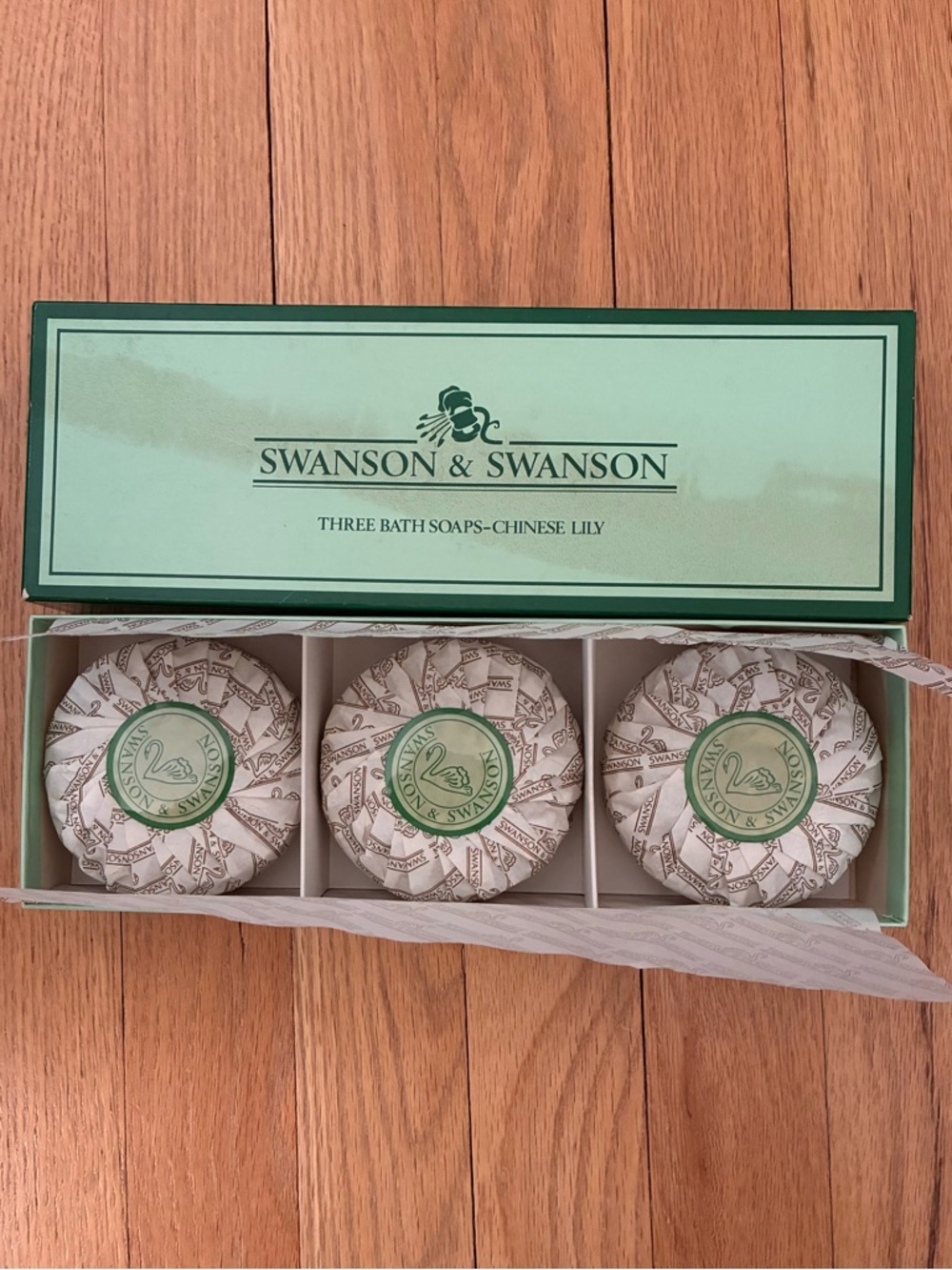 NWT Swanson & Swanson Limited, Made in England, THREE BATH SOAPS each 5.3 oz.